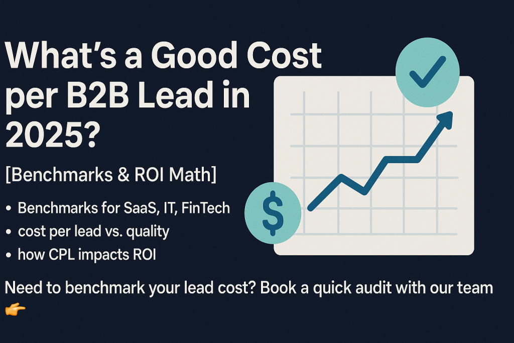 What’s a Good Cost per B2B Lead in 2025? [Benchmarks & ROI Math]