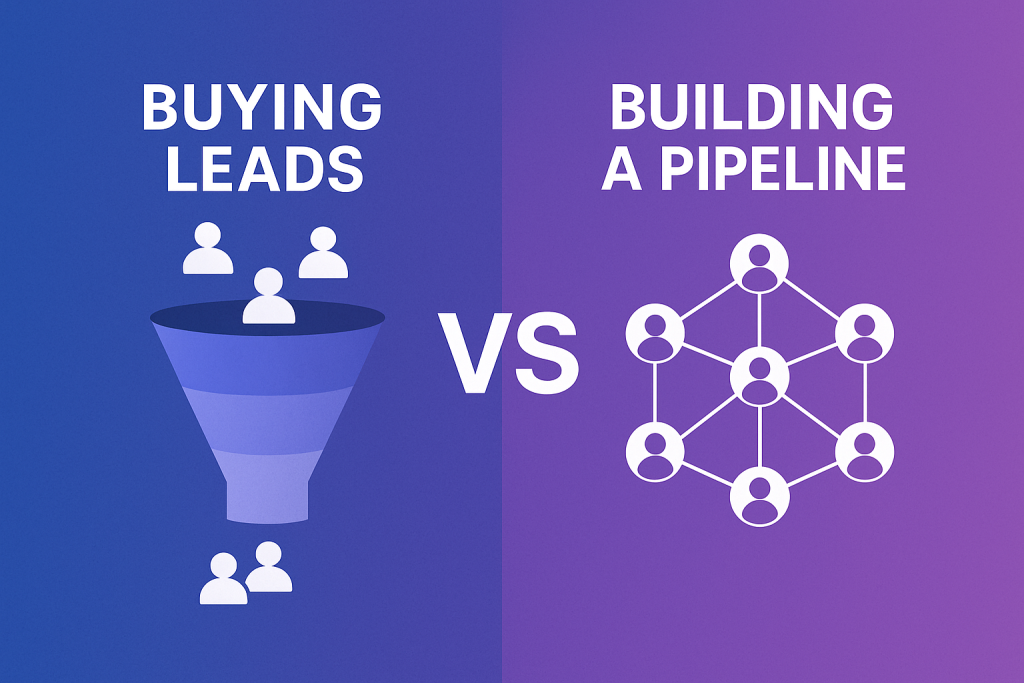 Buying Leads vs Building a Pipeline — What Actually Works for B2B Tech