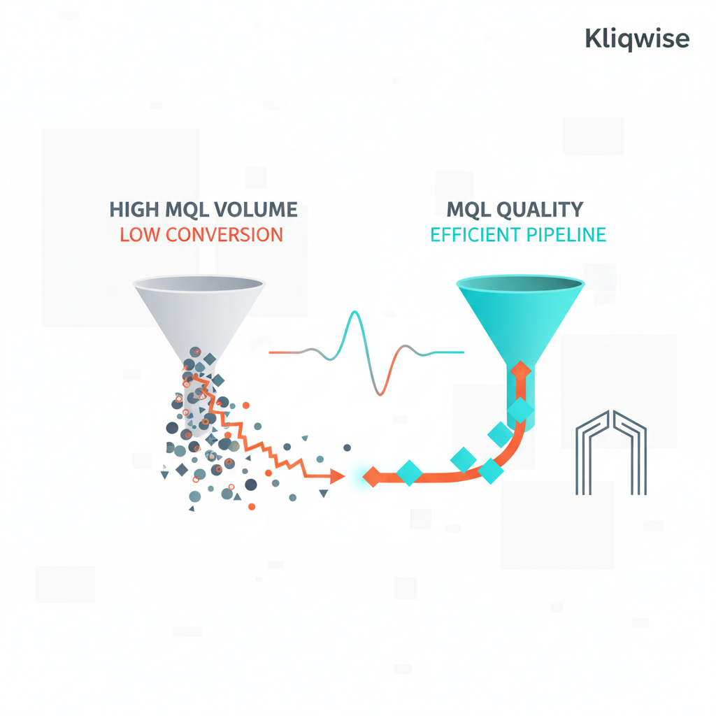 The MQL Mirage: Why High Volume Hurts Your Pipeline's Health