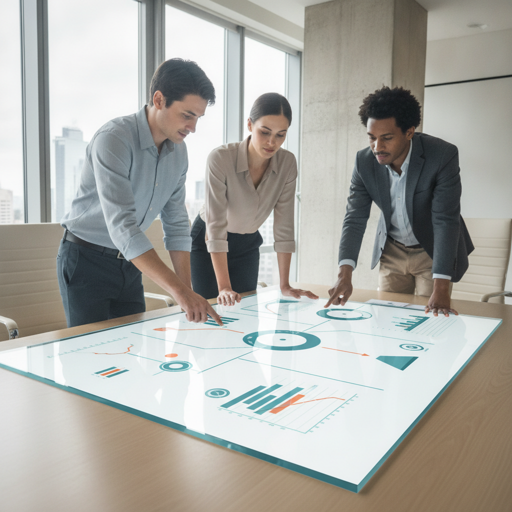 Marketing agency team collaborating on a lead generation strategy using white-label services.